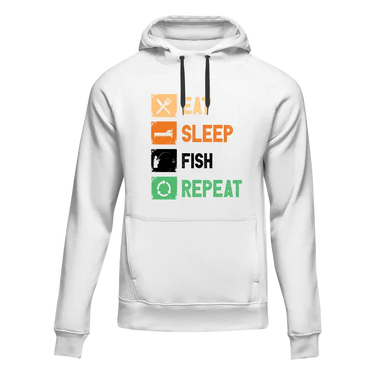 Eat Sleep Fishing Repeat Unisex Hoodie